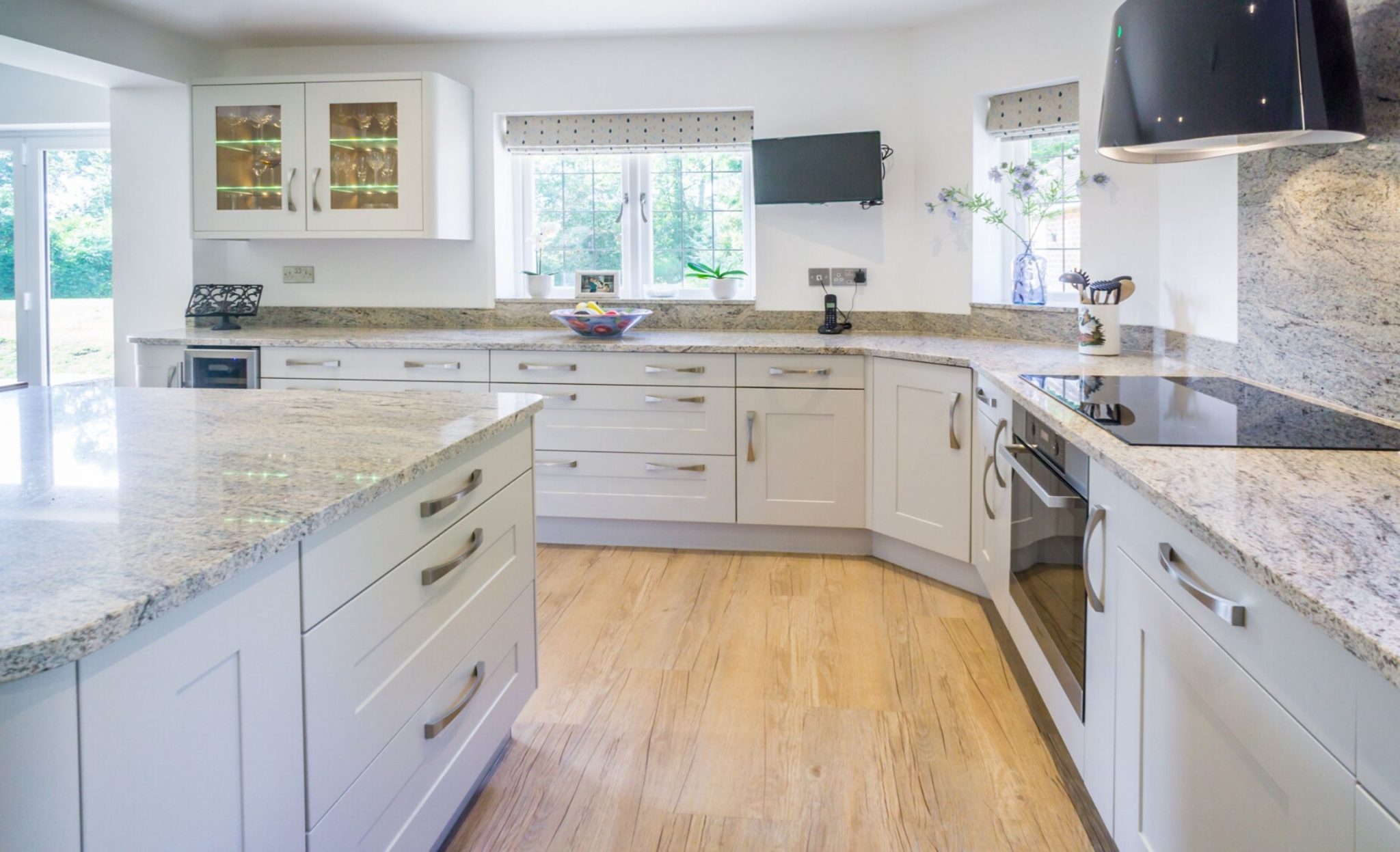 Kitchen with island